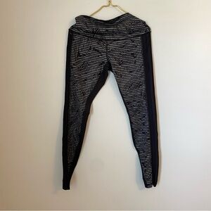 Lululemon Wunder Down Under Pant Luxtreme Black and Gray Leggings